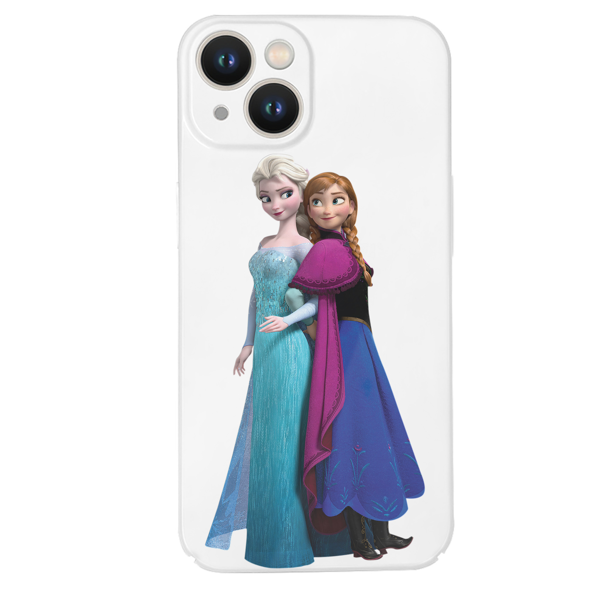 （画像用） アナと雪の女王 アンナ エルサ Frozen Anna Elsa 【iPhone 14シリーズ対応】ハードケース